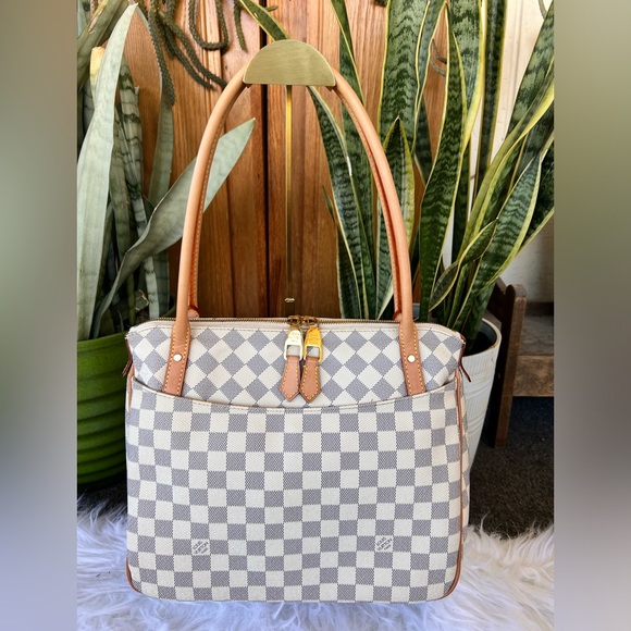 🔥🔥Louis Vuitton Figheri Handbag Damier Azur PM🔥🔥 - Picture 4 of 16